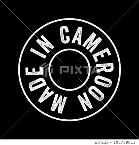 Made in Cameroon text emblem stamp, concept background Made in Cameroon text emblem stamp, concept background 106759013