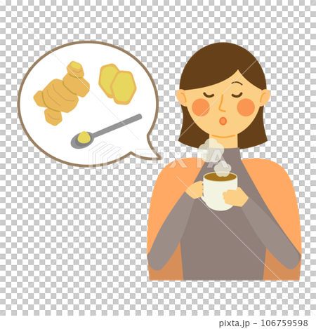 喝薑茶的女人 喝薑茶的女人 106759598