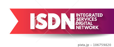 Isdn Logo Isdn Voice Service Application Icon PPT Presentation