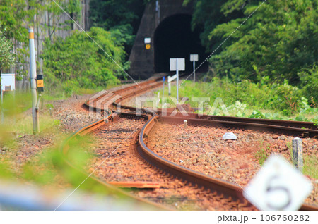 土佐くろしお鉄道の土佐佐賀駅の風景 土佐くろしお鉄道の土佐佐賀駅の風景 106760282