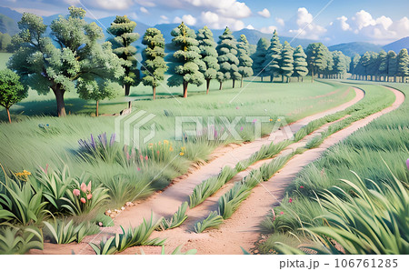 道のイラスト素材 [106761285] - PIXTA