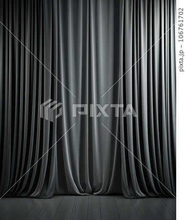 Beautiful curtains close-up 106761702