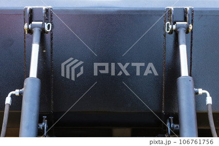 Industrial detaild pneumatic, hydraulic machinery made of steel Industrial detaild pneumatic, hydraulic machinery made of steel 106761756