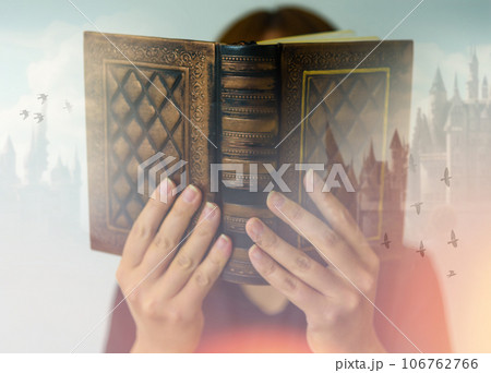 古書を読む女性 古書を読む女性 106762766