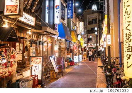 《東京都》自由が丘駅前・飲み屋街 106763050