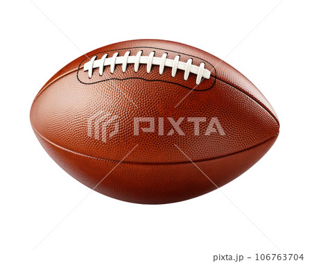 American football ball isolated 106763704