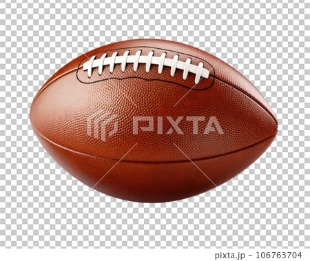 American football ball isolated 106763704