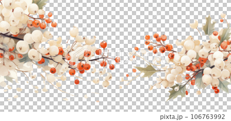 Christmas background with hollly leaves 106763992