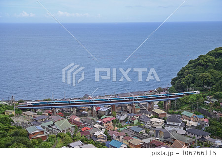 東海道本線 根府川ー早川 JR東日本 E257系2000番台(大宮) 踊り子 東海道本線 根府川ー早川 JR東日本 E257系2000番台(大宮) 踊り子 106766115