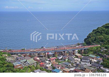東海道本線　根府川ー早川　JR西日本　JR東海　285系　サンライズ出雲　サンライズ瀬戸 106766120