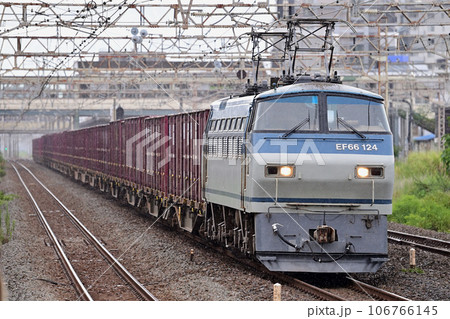 東海道本線 平塚 JR貨物 EF66-124(吹田) 東海道本線 平塚 JR貨物 EF66-124(吹田) 106766145