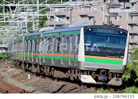 東海道本線 真鶴 JR東日本 E233系3000番台 E-16編成（国府津）の写真
