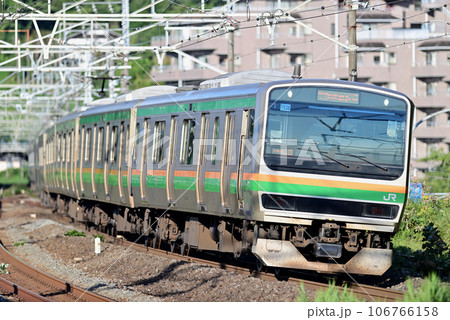 東海道本線　真鶴　JR東日本　E231系1000番台　U528編成（小山） 106766158