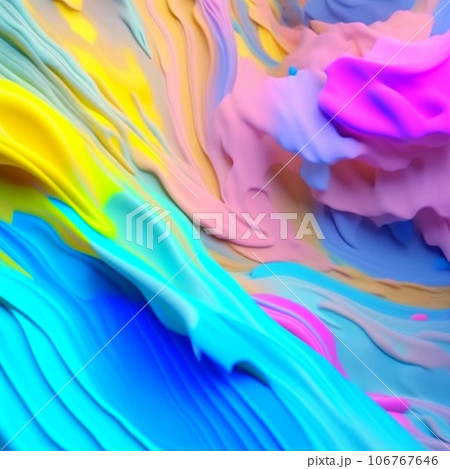 Abstract colorful oil painting. Colorful abstract background with letters and numbers. Illustration drawn by artificial intelligence, neural network. Abstract colorful oil painting. Colorful abstract background with letters and numbers. Illustration drawn by artificial intelligence, neural network. 106767646