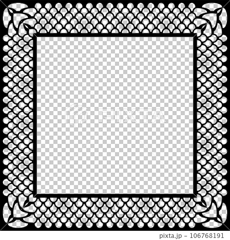 Abstract Square Pattern for Decorative Frame. Vector Art. Abstract Square Pattern for Decorative Frame. Vector Art. 106768191