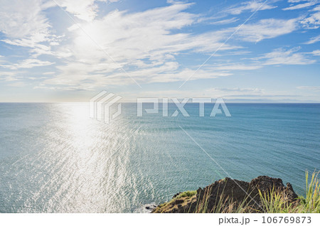 新潟　高台から望む日本海 106769873