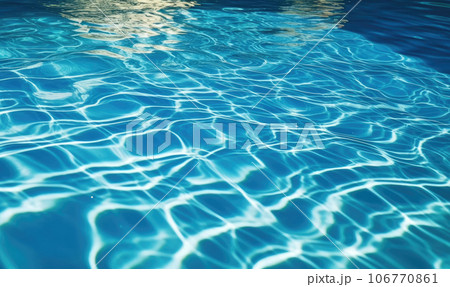 Water background. Water surface. For banner, postcard, book illustration. Created with generative AI tools 106770861