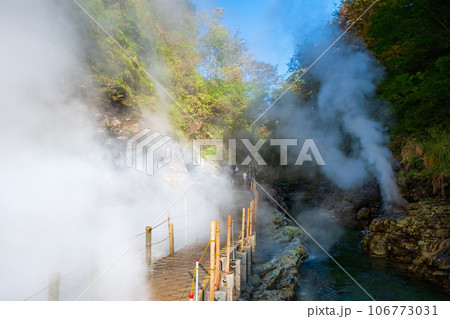 秋の小安峡 106773031