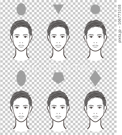 Illustration of male face balance 106773108