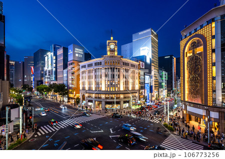 銀座の夜景 銀座の夜景 106773256