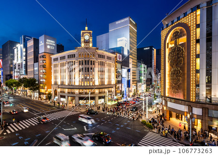 銀座の夜景 銀座の夜景 106773263