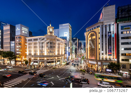 銀座の夜景 銀座の夜景 106773267