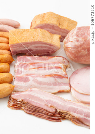 加工肉集合(ハム、ベーコン、ソーセージ) 加工肉集合(ハム、ベーコン、ソーセージ) 106773310