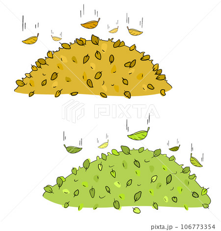 A plie of leaves  106773354