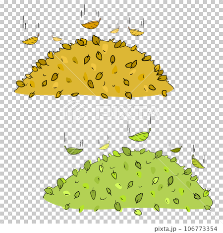 A plie of leaves  106773354