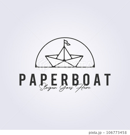 paper boat logo for company or individual 5078664 Vector Art at Vecteezy