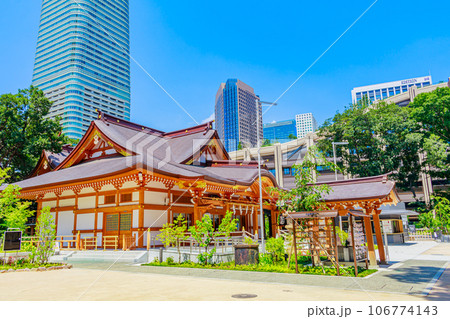 【東京の都市風景】西久保八幡神社周辺の都市風景 【東京の都市風景】西久保八幡神社周辺の都市風景 106774143
