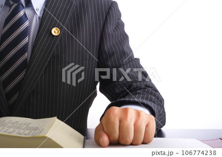 凛々しい男性弁護士 106774238