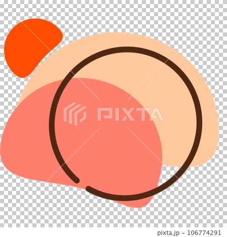 abstract shape text banner 106774291