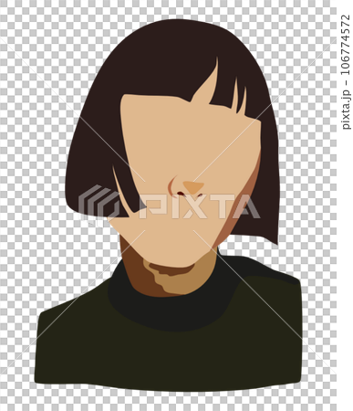 silhoutte abtract girl 106774572