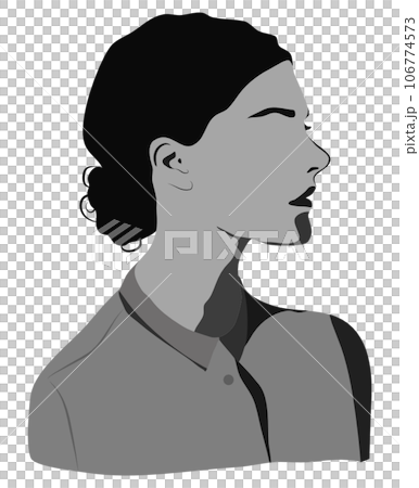 silhoutte abtract girl 106774573