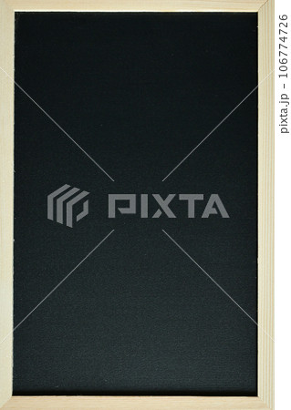 blank clean new chalkboard in wooden frame, blackboard for education school 106774726