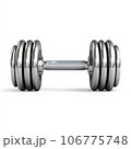 Dumbell isolated on white background 106775748