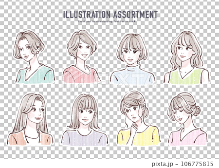 女性のイラスト素材 106775815