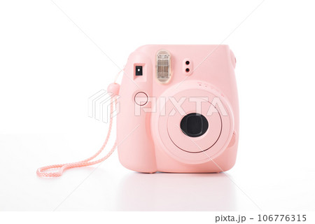 pink instant camera pink instant camera 106776315