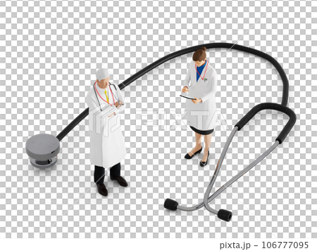 male and female doctors male and female doctors 106777095