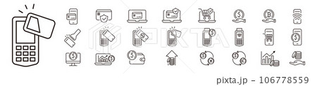 Payment System Cashless icons iPhone IC Card 106778559