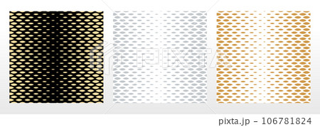 Set of abstract geometric patterns. Seamless vector backgrounds. Colored ornaments Graphic modern patterns Simple lattice graphic design 106781824
