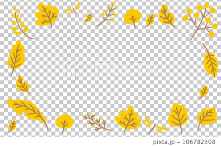 Autumn leaves frame Autumn leaves frame 106782308