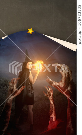 Scary witch for Halloween Scary witch for Halloween 106783338