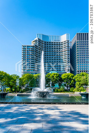 【東京都】丸の内のオフィス街にある和田倉噴水公園 106783867