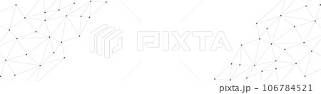 Abstract geometric background. Plexus mesh backdrop. Vector 106784521