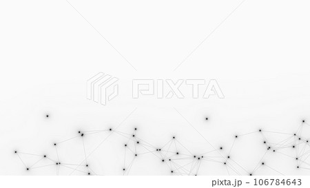 Abstract geometric white background. Plexus mesh backdrop. 106784643