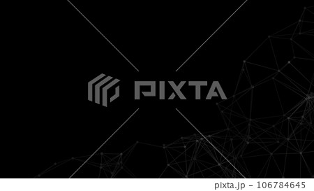 Abstract geometric background. Plexus mesh backdrop illustration. 106784645