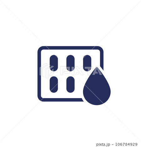 drain or drainage icon, simple vector design 106784929