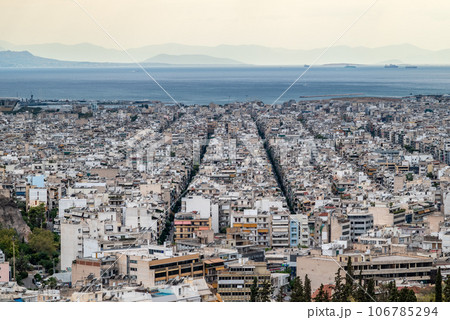 Aerial cityscape view of Athens Greece 106785294